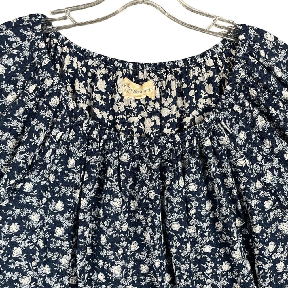Denim Supply Ralph Lauren Top Womens Size XS Boho Flowy Hippie Floral Festival - Picture 3 of 9